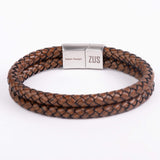 Double Vintage Brown Leather